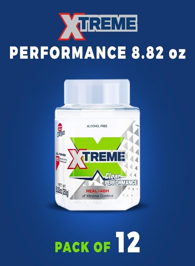 Xtreme Clear Performance Wet Look Styling Gel for Men, Alcohol-Free, 8.81 oz, 3 Pack - Image 4